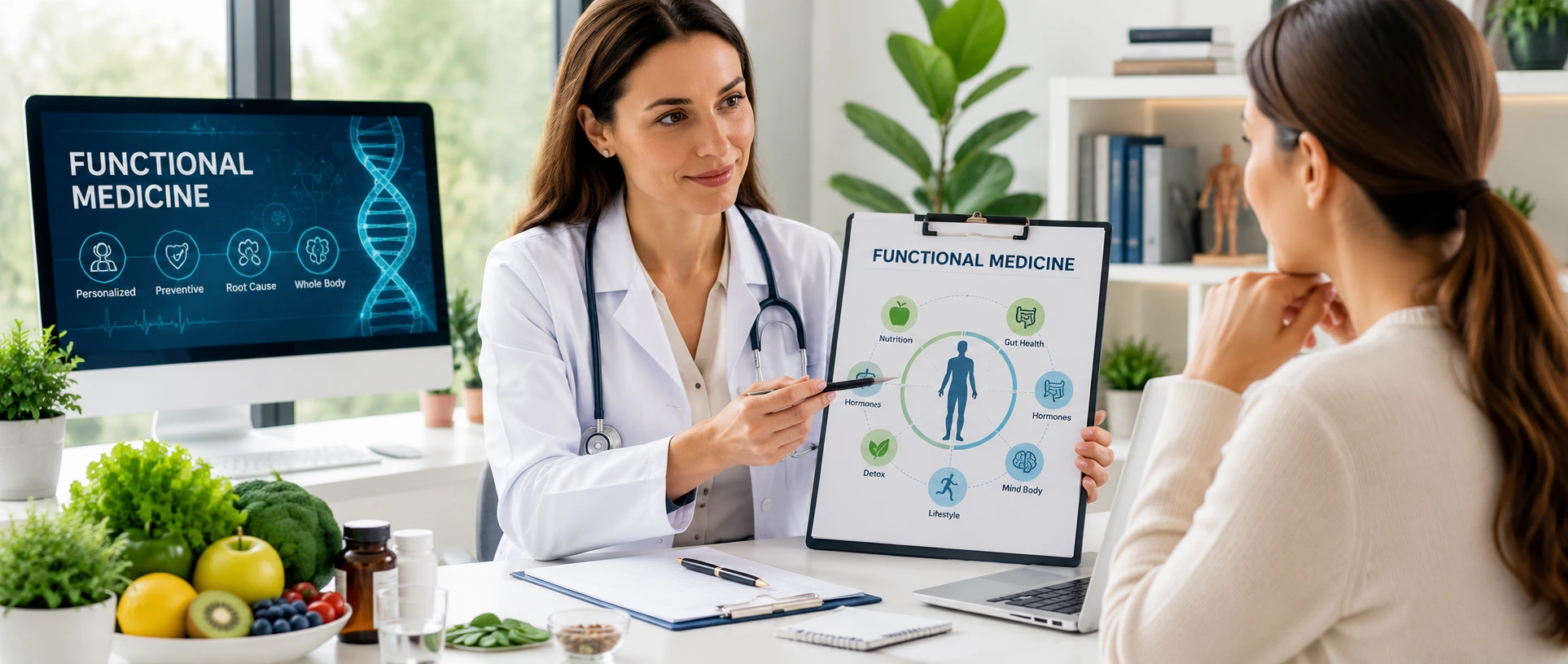 Extended, doctor-led functional medicine consultation and testing at Brockwell Healthcare in Dubai